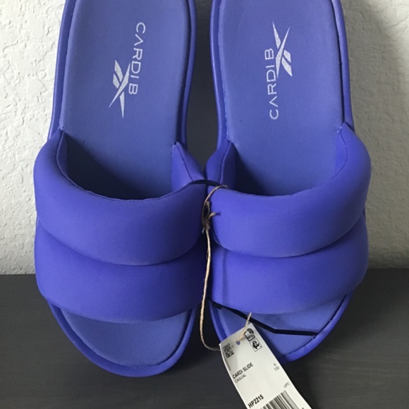 REEBOK Women's Cardi B Classic Slide Sandals - Picture 5 of 12